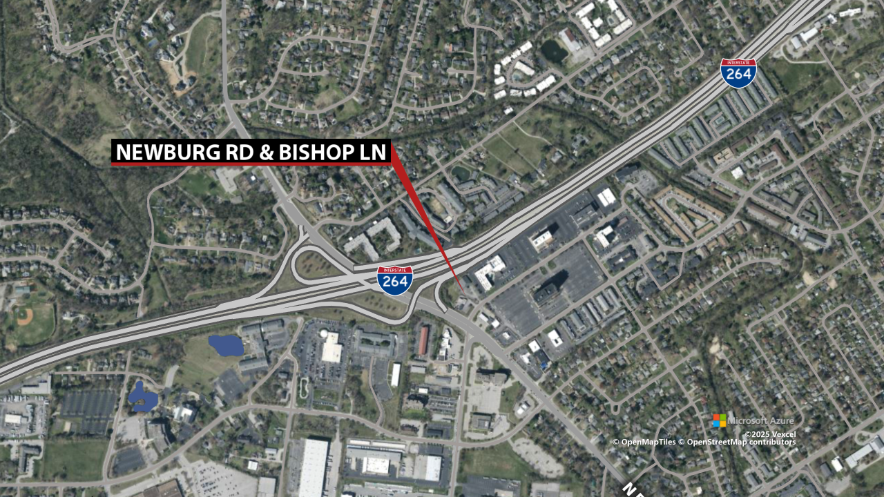 Man in dark clothing struck and killed in Louisville trying to cross busy intersection